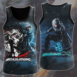 Metal Gear Rising: Revengeance Video Game All Over Printed T-shirt Tank Top Zip Hoodie Pullover Hoodie Hawaiian Shirt Beach Shorts Joggers Tank Top S 