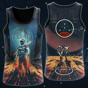 Starfield Video Game 3D All Over Printed T-shirt Tank Top Zip Hoodie Pullover Hoodie Hawaiian Shirt Beach Shorts Joggers Tank Top S 