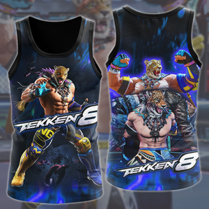 Tekken 8 King Video Game All Over Printed T-shirt Tank Top Zip Hoodie Pullover Hoodie Hawaiian Shirt Beach Shorts Joggers   