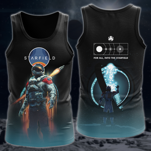 Starfield Video Game 3D All Over Printed T-shirt Tank Top Zip Hoodie Pullover Hoodie Hawaiian Shirt Beach Shorts Joggers Tank Top S 