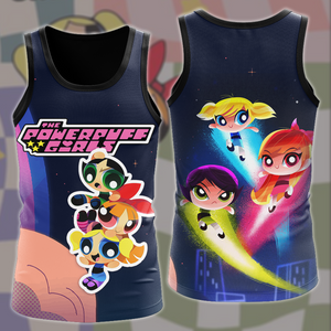 Powerpuff Girls TV Series All Over Printed T-shirt Tank Top Zip Hoodie Pullover Hoodie Hawaiian Shirt Beach Shorts Joggers Tank Top S 