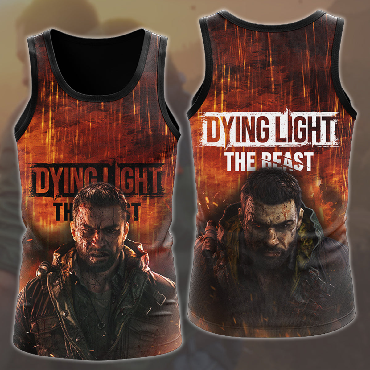 Dying Light: The Beast Video Game All Over Printed T-shirt Tank Top Zip Hoodie Pullover Hoodie Hawaiian Shirt Beach Shorts Joggers Tank Top
