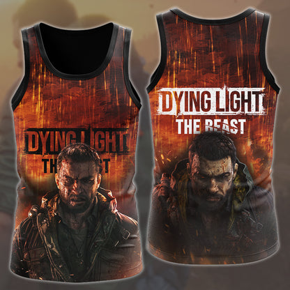 Dying Light: The Beast Video Game All Over Printed T-shirt Tank Top Zip Hoodie Pullover Hoodie Hawaiian Shirt Beach Shorts Joggers Tank Top
