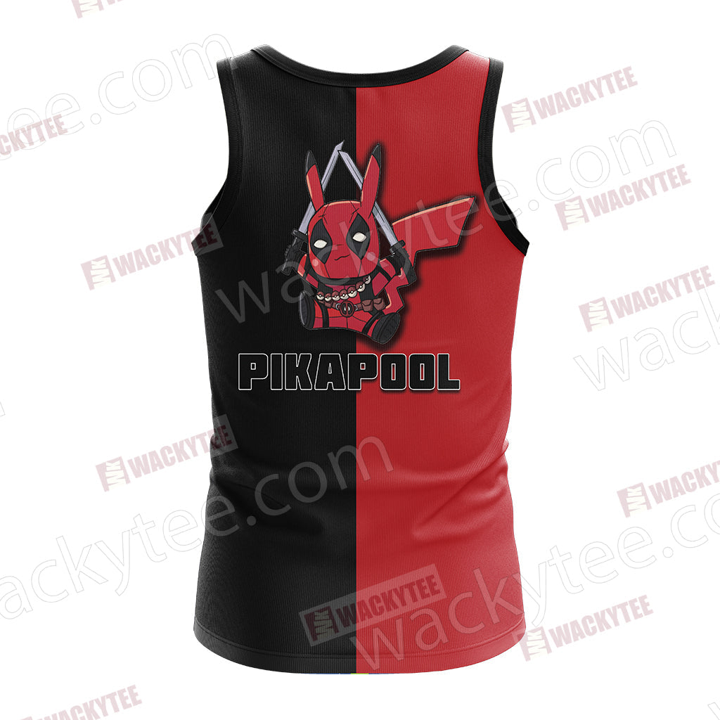 Pikachu And Deadpool Unisex 3D T-shirt