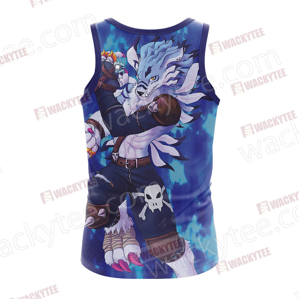 Digimon Weregarurumon Unisex 3D T-shirt