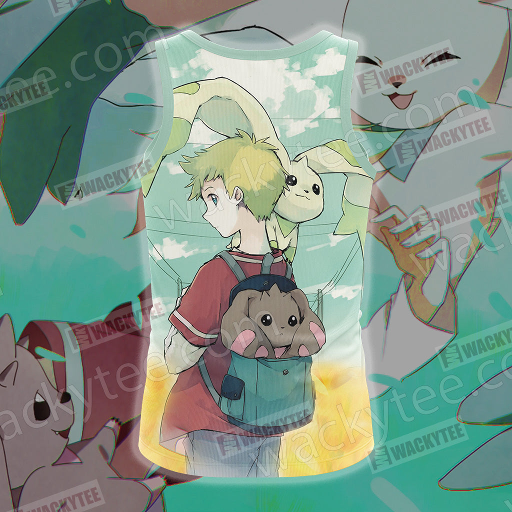 Digimon Terriermon And Lopmon Unisex 3D T-shirt