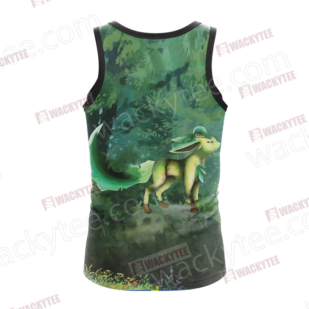Pokemon Leafeon Unisex 3D T-shirt