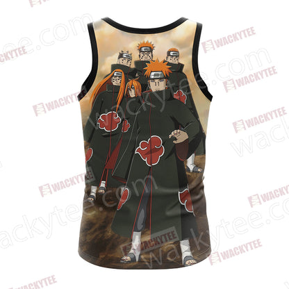 Naruto Six Paths Of Pain Unisex 3D T-shirt