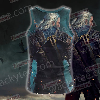 The Witcher: Wild Hunt Geralt of Rivia Unisex 3D T-shirt