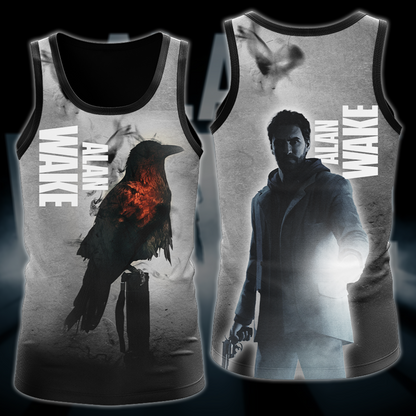 Alan Wake Video Game All Over Printed T-shirt Tank Top Zip Hoodie Pullover Hoodie Hawaiian Shirt Beach Shorts Joggers Tank Top
