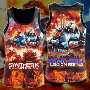 Synthetik: Legion Rising Video Game 3D All Over Printed T-shirt Tank Top Zip Hoodie Pullover Hoodie Hawaiian Shirt Beach Shorts Jogger Tank Top S 