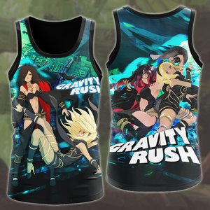 Gravity Rush Video Game All Over Printed T-shirt Tank Top Zip Hoodie Pullover Hoodie Hawaiian Shirt Beach Shorts Joggers Tank Top S 