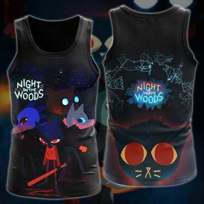 Night in the Woods Video Game All-Over T-shirt Hoodie Tank Top Hawaiian Shirt Beach Shorts Joggers Tank Top