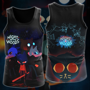 Night in the Woods Video Game All-Over T-shirt Hoodie Tank Top Hawaiian Shirt Beach Shorts Joggers Tank Top S 