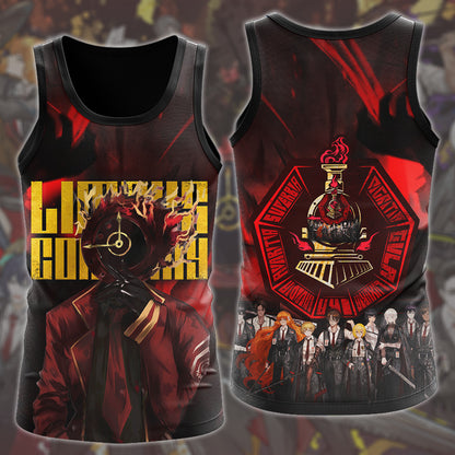 Limbus Company Video Game All Over Printed T-shirt Tank Top Zip Hoodie Pullover Hoodie Hawaiian Shirt Beach Shorts Joggers Tank Top