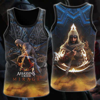 Assassin's Creed Mirage Video Game All Over Printed T-shirt Tank Top Zip Hoodie Pullover Hoodie Hawaiian Shirt Beach Shorts Joggers Tank Top