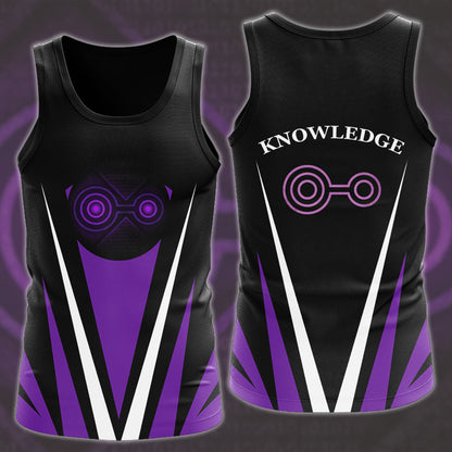 Digimon Crest Of Knowledge Video Game All Over Printed T-shirt Tank Top Zip Hoodie Pullover Hoodie Hawaiian Shirt Beach Shorts Joggers Tank Top