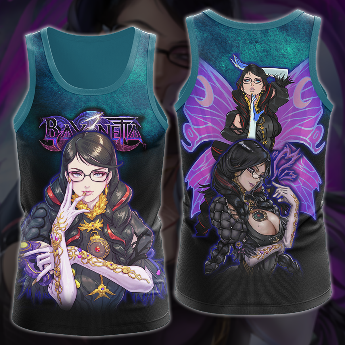 Bayonetta 3 Video Game 3D All Over Print T-shirt Tank Top Zip Hoodie Pullover Hoodie Hawaiian Shirt Beach Shorts Jogger Tank Top