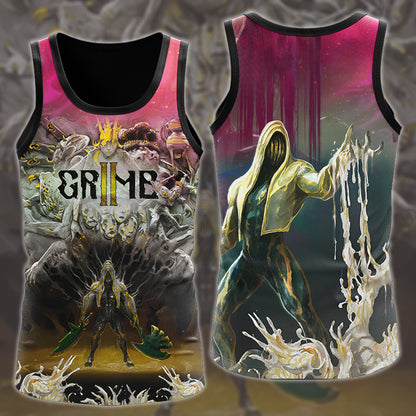 Grime II Video Game All Over Printed T-shirt Tank Top Zip Hoodie Pullover Hoodie Hawaiian Shirt Beach Shorts Joggers