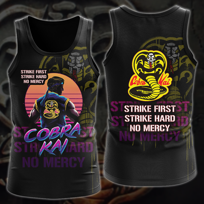 Cobra Kai TV Series 3D All Over Print T-shirt Tank Top Zip Hoodie Pullover Hoodie Hawaiian Shirt Beach Shorts Jogger Tank Top
