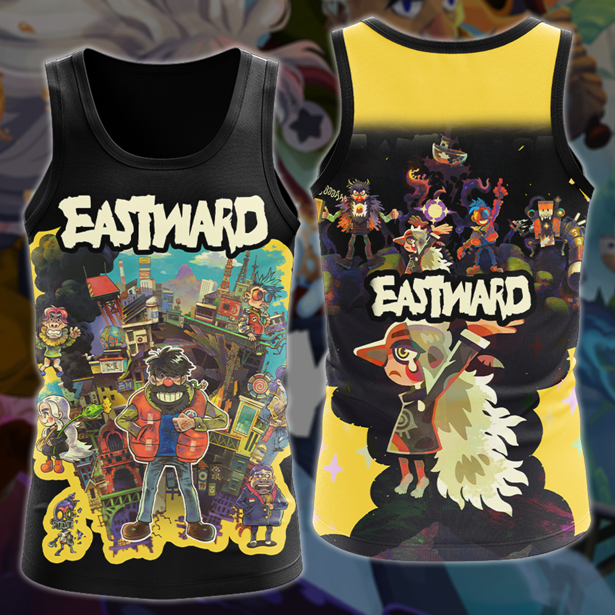 Eastward Video Game 3D All Over Printed T-shirt Tank Top Zip Hoodie Pullover Hoodie Hawaiian Shirt Beach Shorts Joggers Tank Top