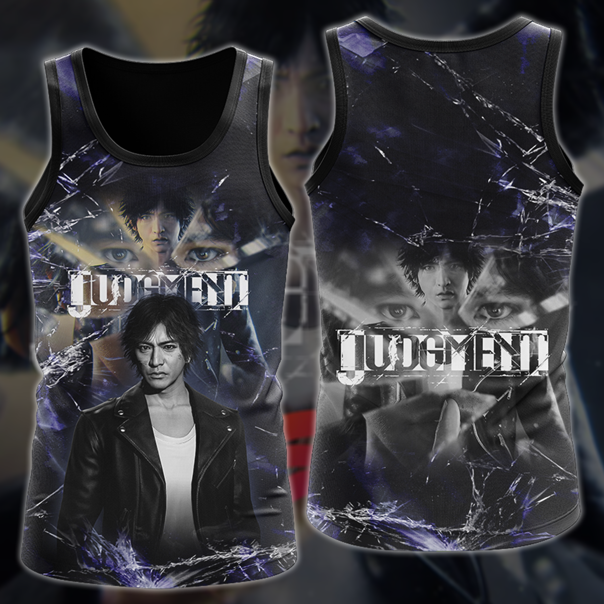 Judgment Video Game 3D All Over Printed T-shirt Tank Top Zip Hoodie Pullover Hoodie Hawaiian Shirt Beach Shorts Jogger Tank Top