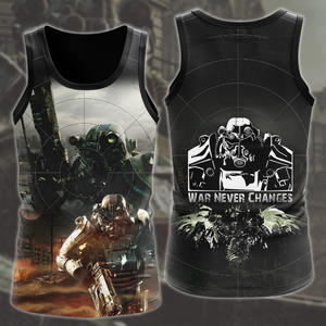 Fallout 3 Video Game All Over Printed T-shirt Tank Top Zip Hoodie Pullover Hoodie Hawaiian Shirt Beach Shorts Joggers Tank Top S 