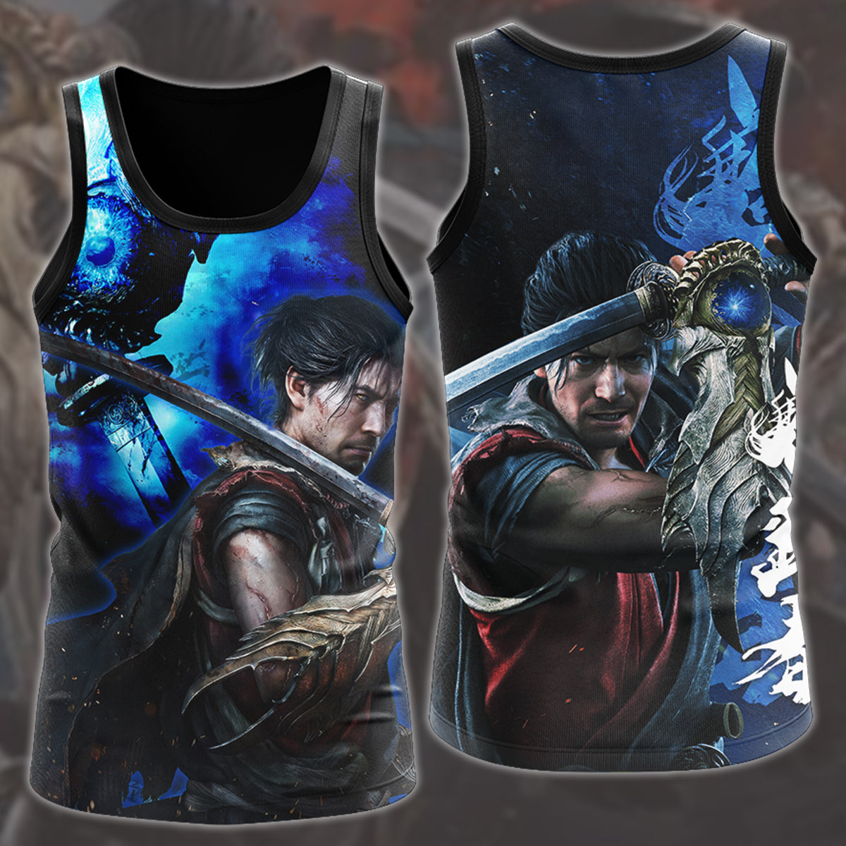 Onimusha: Way of the Sword Video Game All Over Printed T-shirt Tank Top Zip Hoodie Pullover Hoodie Hawaiian Shirt Beach Shorts Joggers
