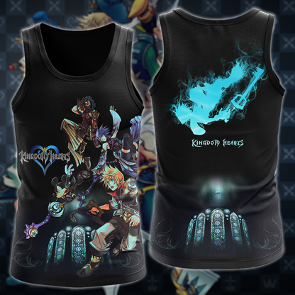 Kingdom Hearts Video Game 3D All Over Print T-shirt Tank Top Zip Hoodie Pullover Hoodie Hawaiian Shirt Beach Shorts Jogger Tank Top