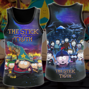 The Stick of Truth Video Game All-Over T-shirt Hoodie Tank Top Hawaiian Shirt Beach Shorts Joggers Tank Top S 