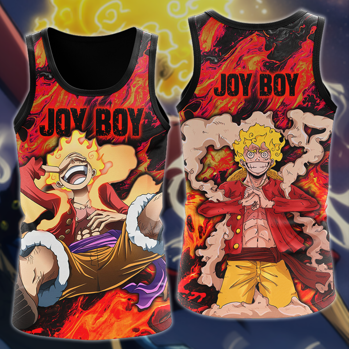 One Piece Joy boy Luffy Anime Manga 3D All Over Print T-shirt Tank Top Zip Hoodie Pullover Hoodie Hawaiian Shirt Beach Shorts Jogger Tank Top