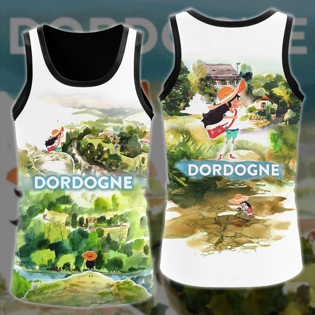 Dordogne Video Game 3D All Over Printed T-shirt Tank Top Zip Hoodie Pullover Hoodie Hawaiian Shirt Beach Shorts Jogger Tank Top