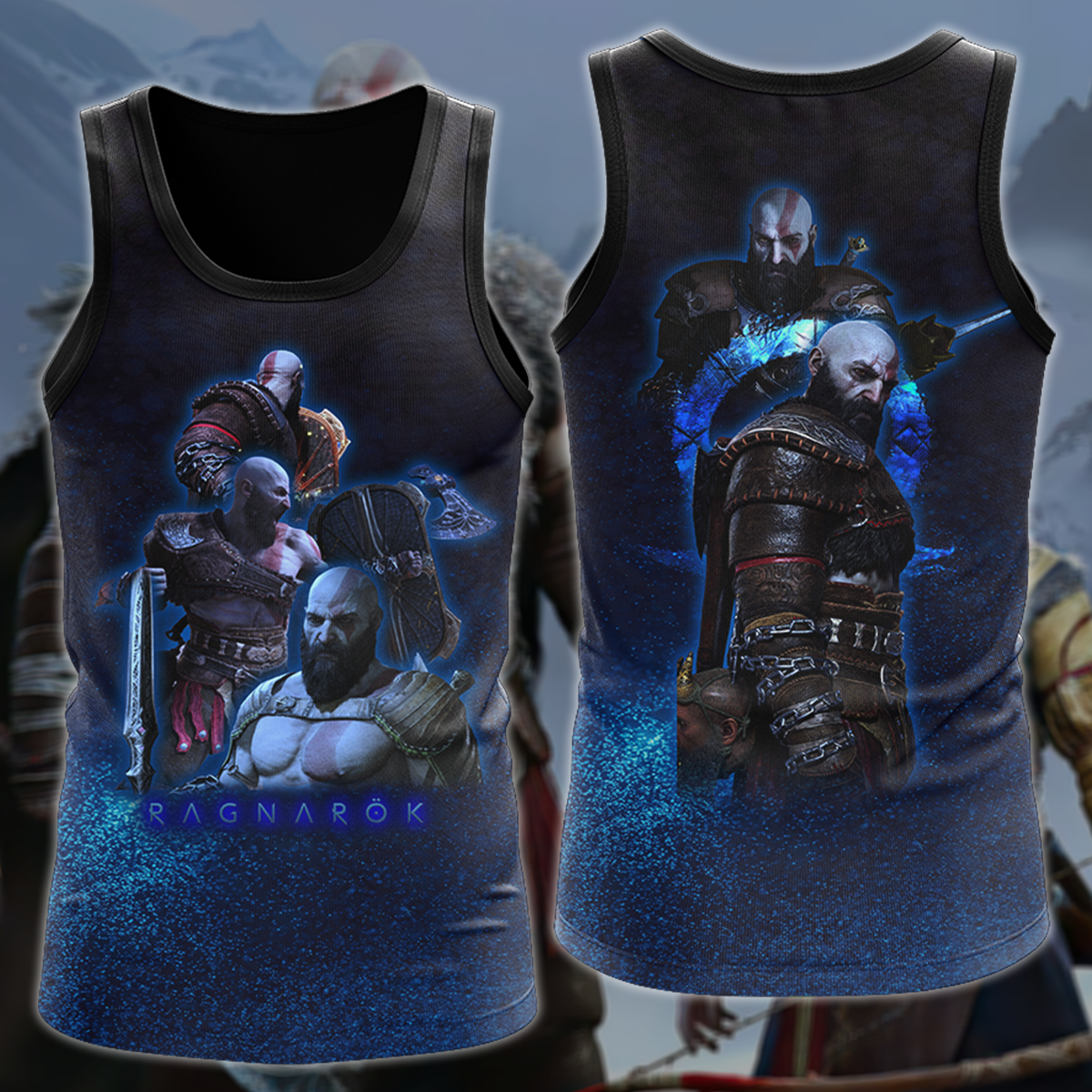 God of War Ragnarok Video Game 3D All Over Print T-shirt Tank Top Zip Hoodie Pullover Hoodie Hawaiian Shirt Beach Shorts Jogger Tank Top