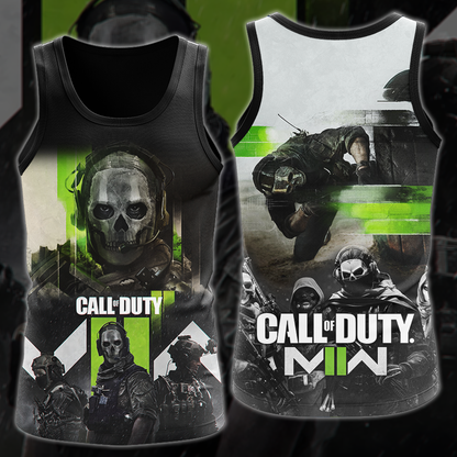 Call of Duty: Modern Warfare II Video Game 3D All Over Print T-shirt Tank Top Zip Hoodie Pullover Hoodie Hawaiian Shirt Beach Shorts Jogger Tank Top