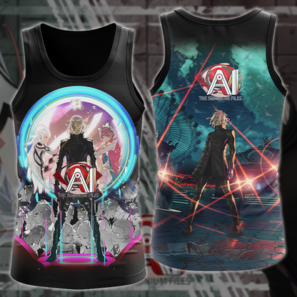 AI: The Somnium Files Video Game All Over Printed T-shirt Tank Top Zip Hoodie Pullover Hoodie Hawaiian Shirt Beach Shorts Joggers Tank Top