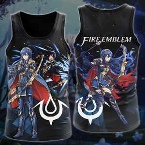 Fire Emblem Lucina Video Game 3D All Over Printed T-shirt Tank Top Zip Hoodie Pullover Hoodie Hawaiian Shirt Beach Shorts Joggers Tank Top S 