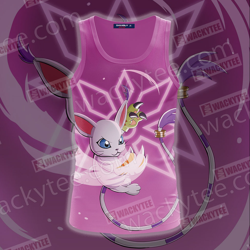 Digimon Gatomon Unisex 3D T-shirt
