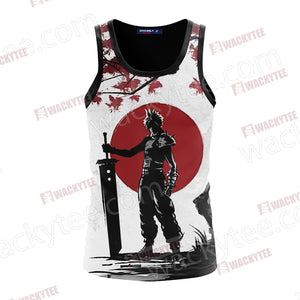 Final Fantasy 7 Cloud Strife T-shirt Zip Hoodie Pullover Hoodie   