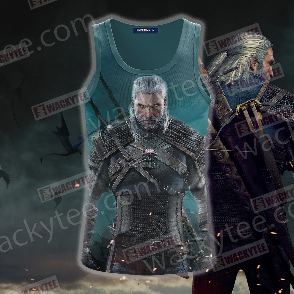 The Witcher: Wild Hunt Geralt of Rivia Unisex 3D T-shirt