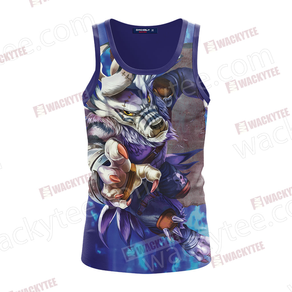 Digimon Weregarurumon Unisex 3D T-shirt