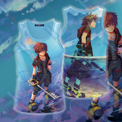 Kingdom Hearts - Sora Unisex 3D T-shirt Tank Top