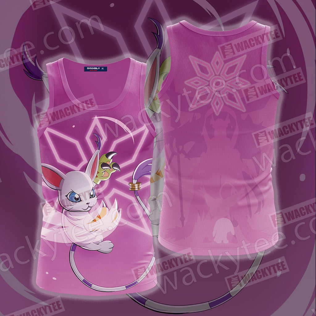 Digimon Gatomon Unisex 3D T-shirt Tank Top