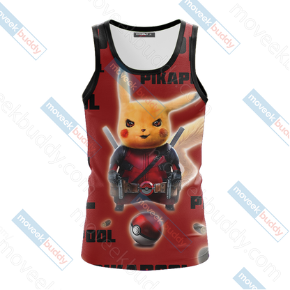 PikaPool Deadpool And Pikachu New Unisex 3D T-shirt