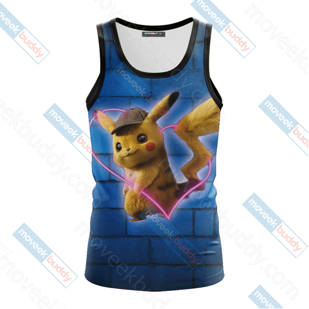 Our Love Is Electric Detective Pikachu New Unisex 3D T-shirt