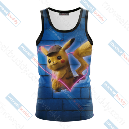 Our Love Is Electric Detective Pikachu New Unisex 3D T-shirt