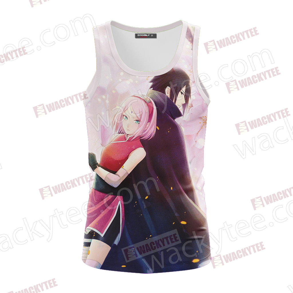 Naruto Sakura and Sasuke Unisex 3D T-shirt