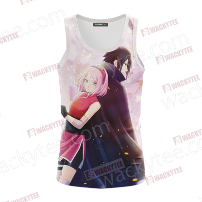 Naruto Sakura and Sasuke Unisex 3D T-shirt