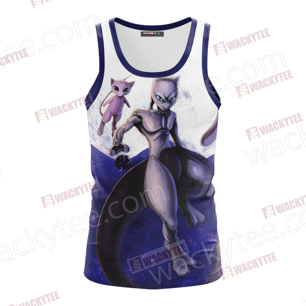 Pokemon Mewtwo Unisex 3D T-shirt