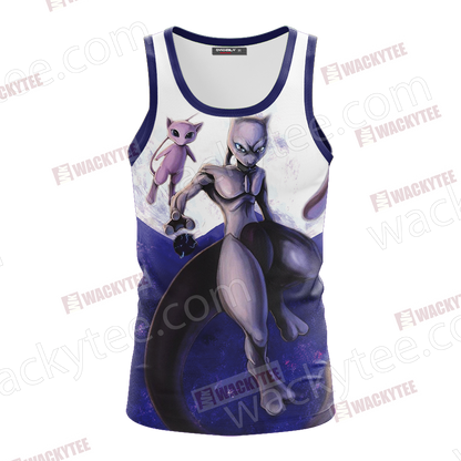 Pokemon Mewtwo Unisex 3D T-shirt
