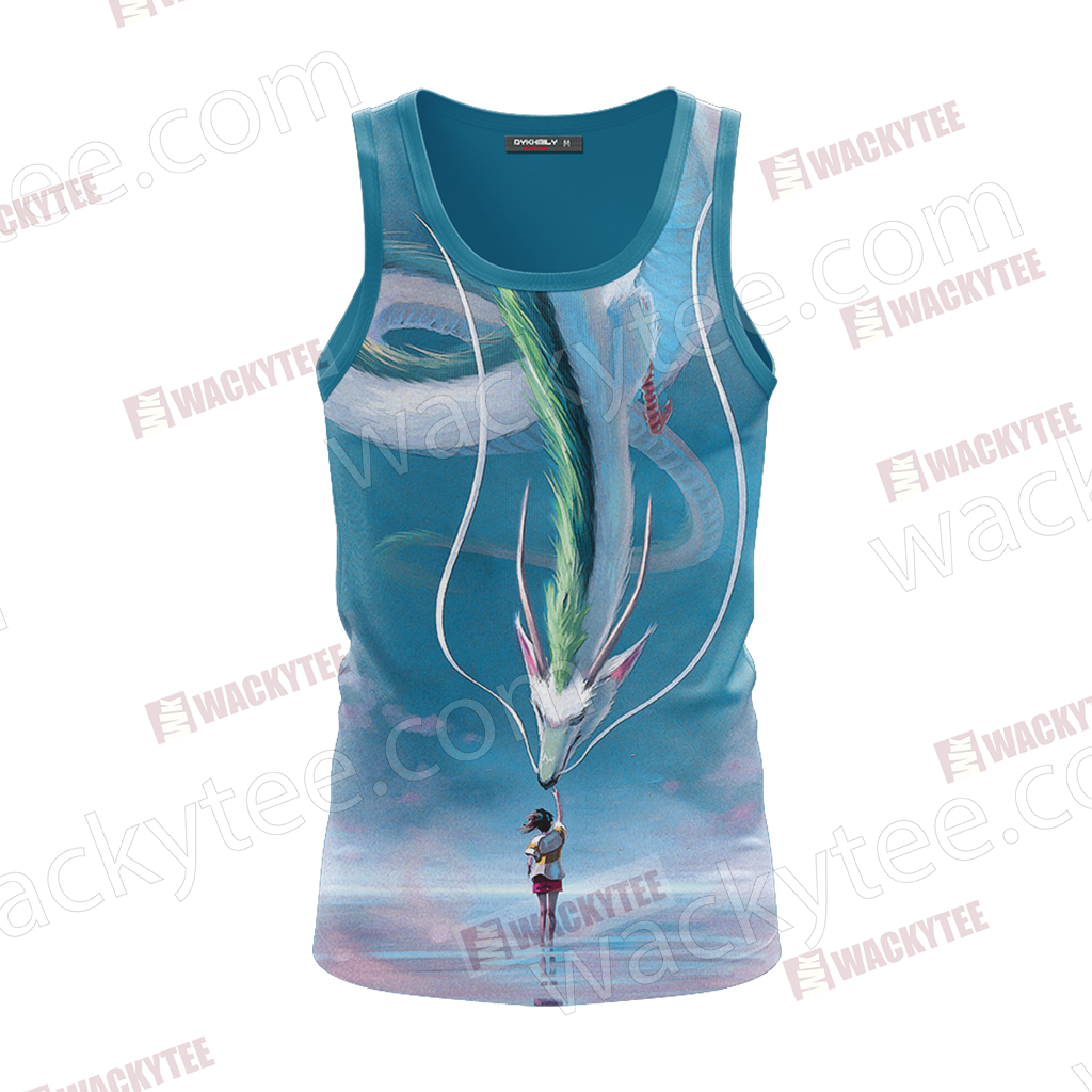 Spirited Away Ogino Chihiro And Haku Unisex 3D T-shirt